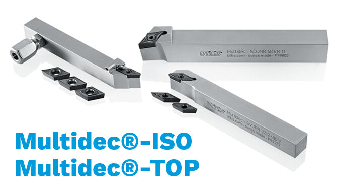 Utilis multidec-ISO & multidec-TOP | On the Toolpost | Intertool Ltd