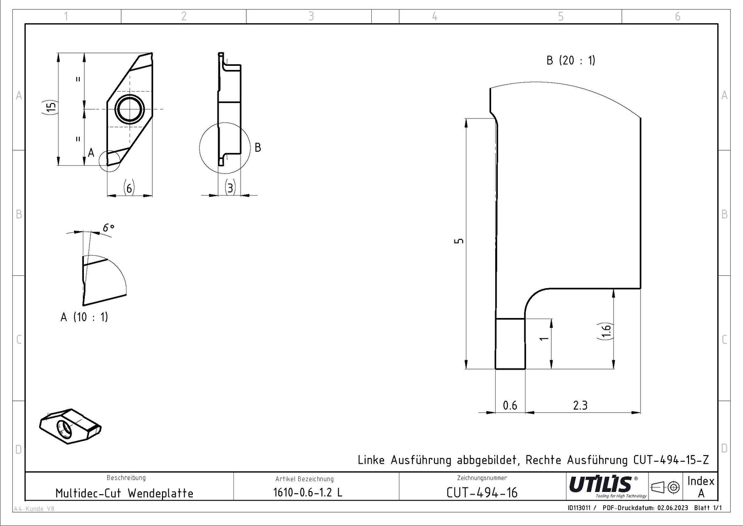 1610-0.6-1.2 L UHM20 HPX