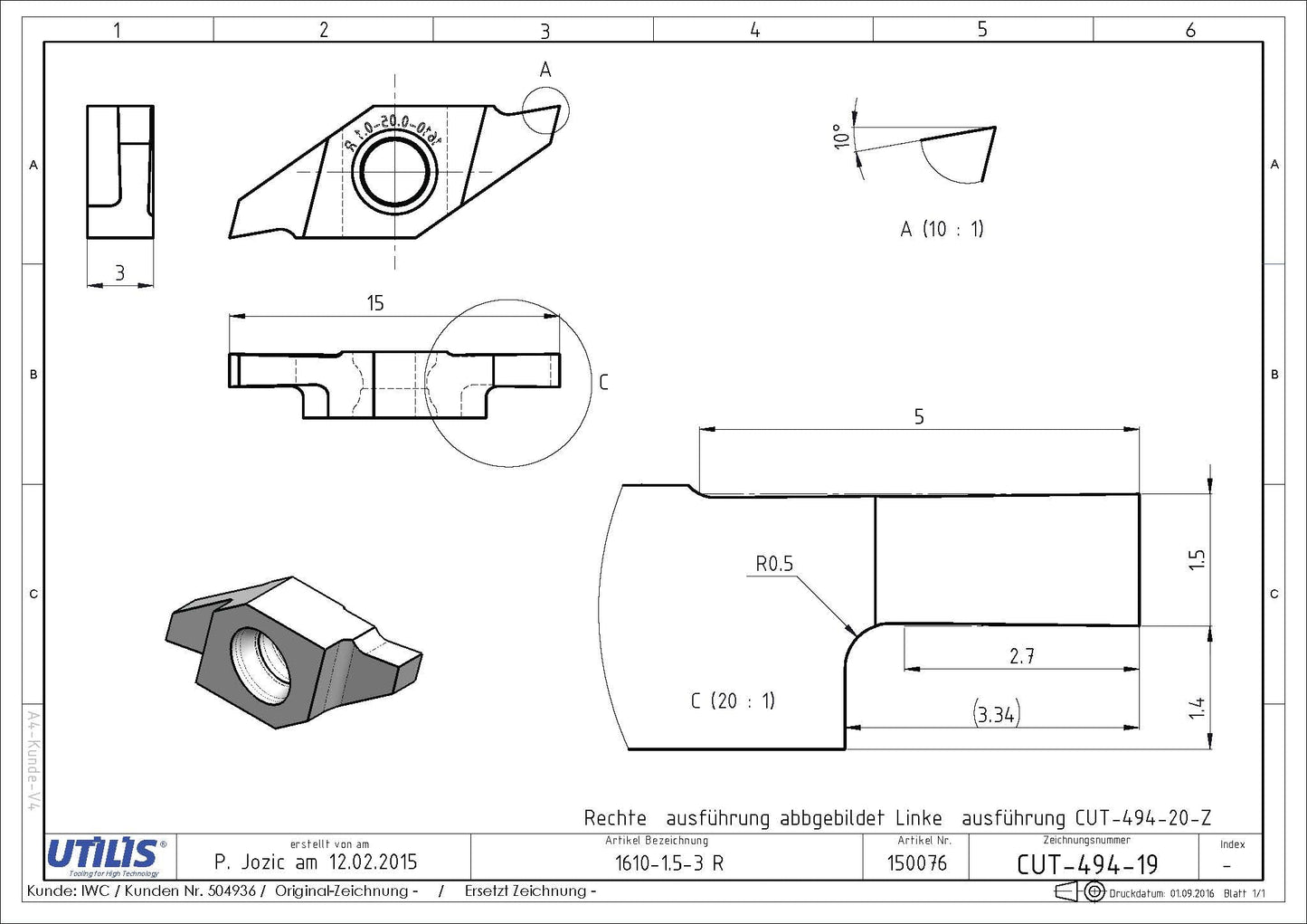 1610-1.5-3 R UHM20 HPX