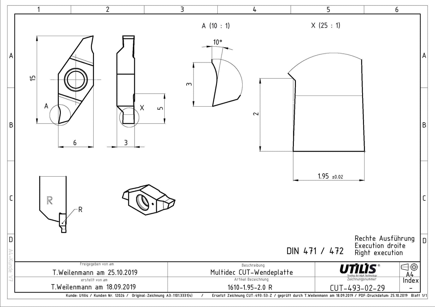 1610-1.95-2.0 R UHM20 HPX