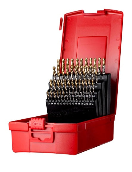 Dormer A095202 (A002 TiN Coated Drill) Sets 1.0-6.0 0.1 steps in Box