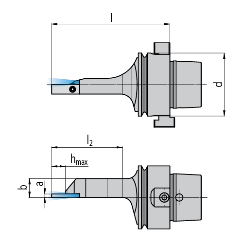 HSK-E40 MT CUT 500 L WM